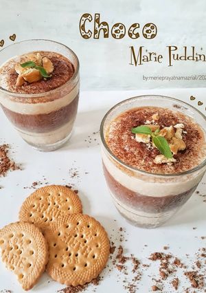 Foto resep Choco Marie Pudding