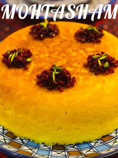 عکسی از دستور ته چین مرغ قابلمه ای