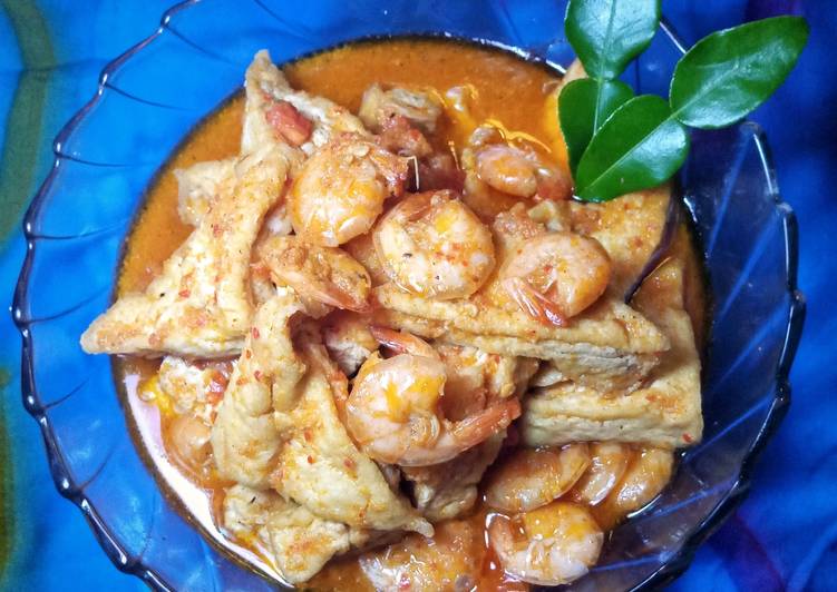 Tahu Udang Pedas Manis Tahu Udang Pedas Manis