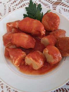 Foto di Calamari ripieni al sugo
