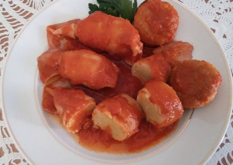 Calamari ripieni al sugo