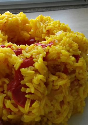 عکسی از دستور دمی گوجه🍅 با مرغ🐤