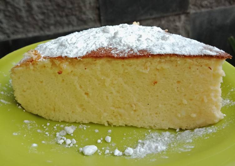 Japanese Fluffy Cheese Cake No Cream Cheese