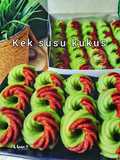 Kek susu kukus (sukatan cawan)