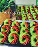 Kek susu kukus (sukatan cawan)