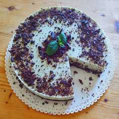 Foto di Cheesecake menta e cioccolato