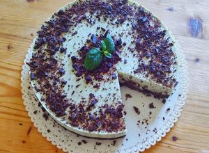 Foto di Cheesecake menta e cioccolato