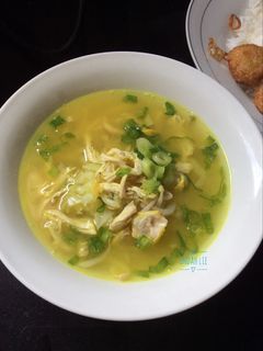 Foto resep Soto Ayam kuah Kuning