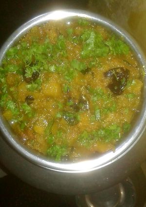 कद्दू की खट्टी मीठी सब्जी (kaddu ki khatti methi sabzi recipe in Hindi) रेसिपी मुख्य फोटो