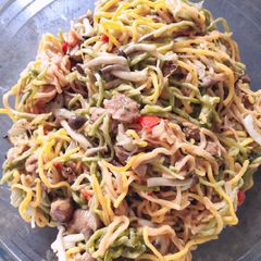 A picture of Colorful Noodles.