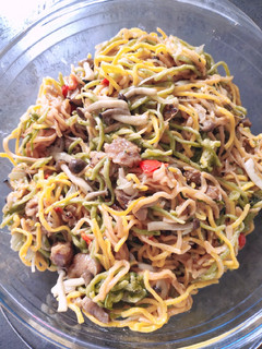 A picture of Colorful Noodles.