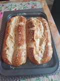 Pan de ajo fresco