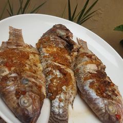 A picture of Grilled fish.