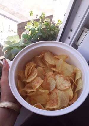 عکسی از دستور چیپس سرکه ای