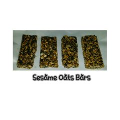 A picture of Sesame Oat Bars.
