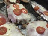 Milanesa de berenjena a la napolitana