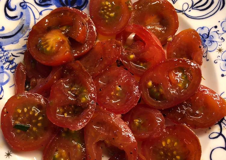 Steps to Prepare Favorite Best tomato salad - vegan