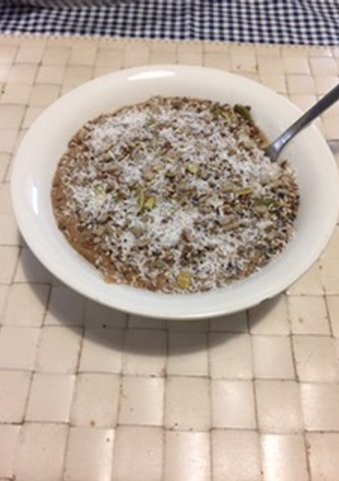 Una foto de Gachas de avena con whey