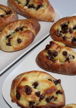 Une photo de Escargots aux pépites de chocolat