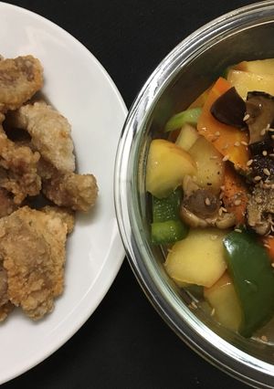 Hình của món Thịt chiên sốt chua ngọt (Công thức Hàn Quốc).