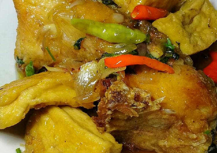Kepala toman masak ungkep