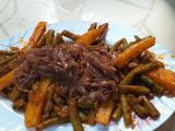 لوبيا لخضراء بدون لحم 😋😋