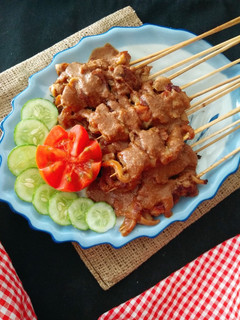 Foto resep Sate Jamur Tiram Bumbu Kacang
