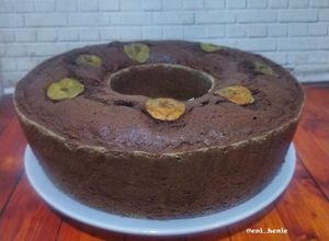 Foto resep 830. Bolu Pisang Coklat Panggang Otang