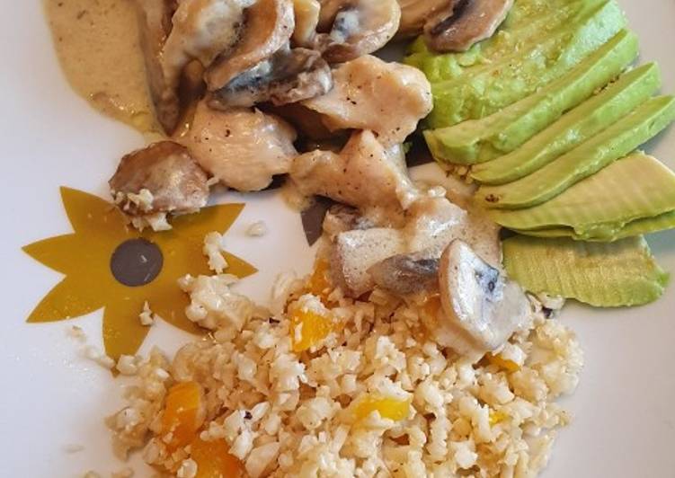 Con cena pollo keto