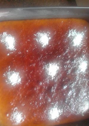 صورة لوصفة كيكة سميد الفرينة