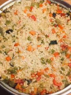 Una foto de Arroz con verduras