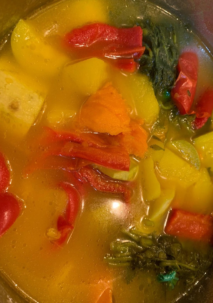 Una foto de Caldo de papas