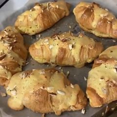 Almond Croissants A picture of Almond Croissants.
