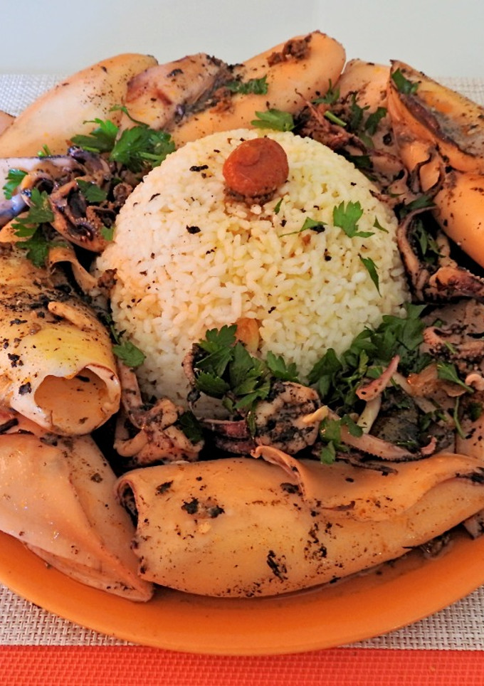 Una foto de Calamares con sobrasada