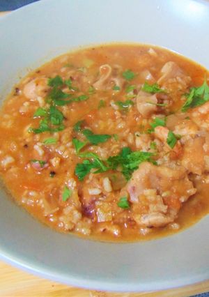 Una foto de 🥄Sopa marinera de arroz⚓