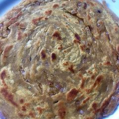 Onion paratha A picture of Onion paratha.
