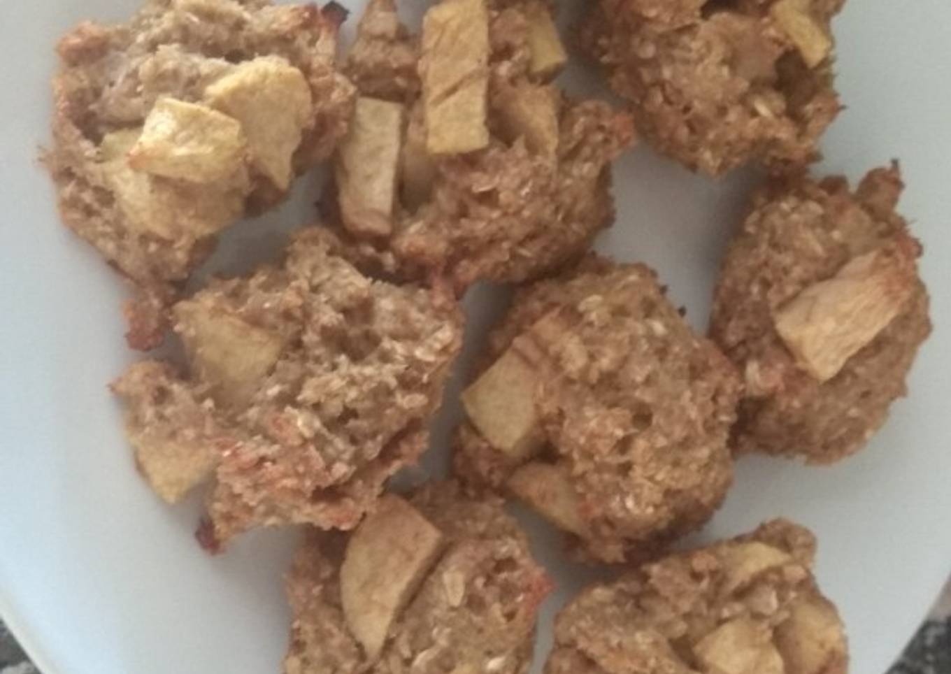 Galletas de manzana saludables