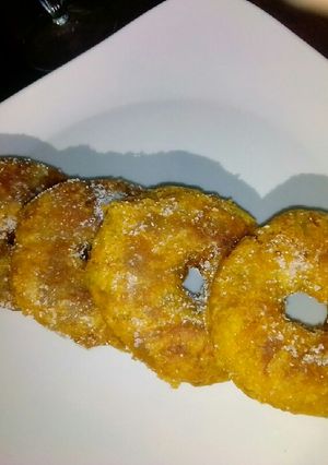 A picture of Potato donuts.