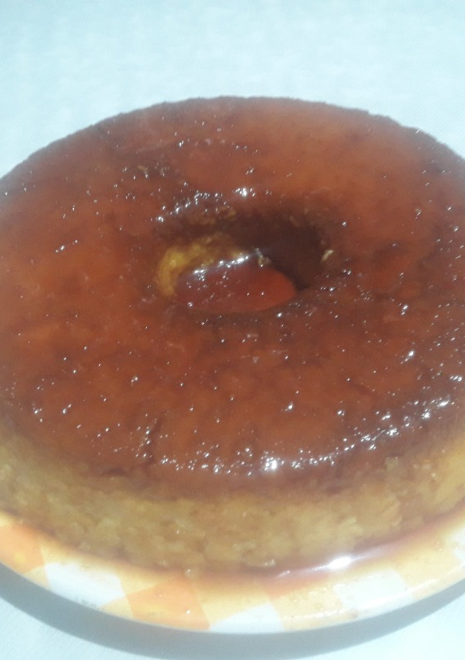 Una foto de Budín de pan con flan!!