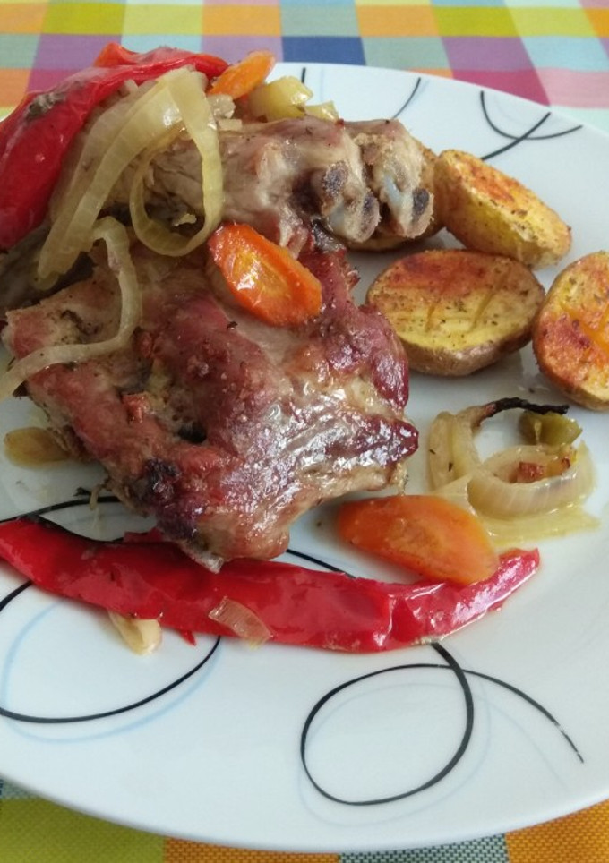 Una foto de Costilla al horno