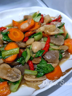 Foto resep Tumis Jamur Merang Pakcoy