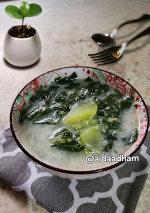 Foto resep Bobor Daun Singkong dan Labu Siam