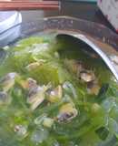 Canh bí nấu ngao