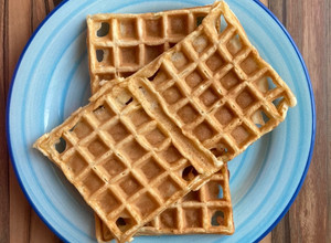 Tojásmentes gofri recept fotója