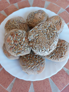 Una foto de Pan de trigo sarraceno integral SIN GLUTEN en sartén