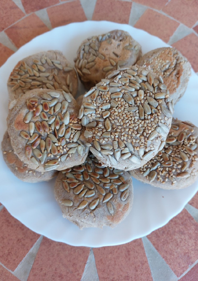 Una foto de Pan de trigo sarraceno integral SIN GLUTEN en sartén