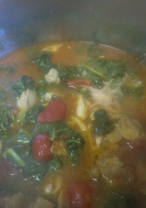 A picture of African FuFu.