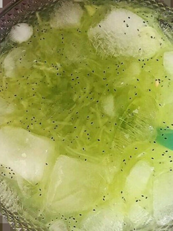 Cara Memasak Es serut melon Gampang