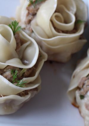 A picture of Rose dumplings.