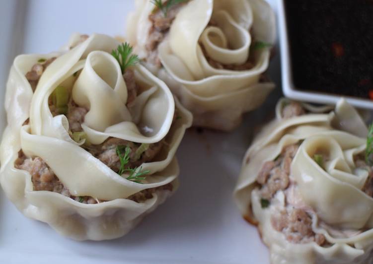 Rose dumplings